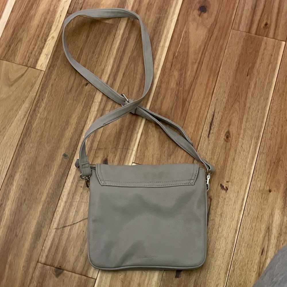 Liz Claiborne Light Gray Messenger Bag - Picture 4 of 6